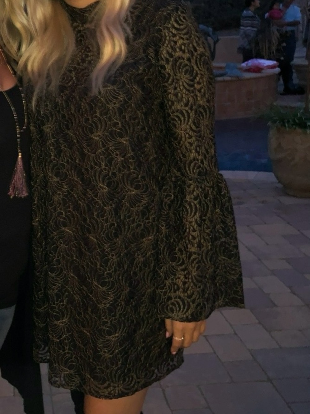 BGBGeneration bell sleeve dress